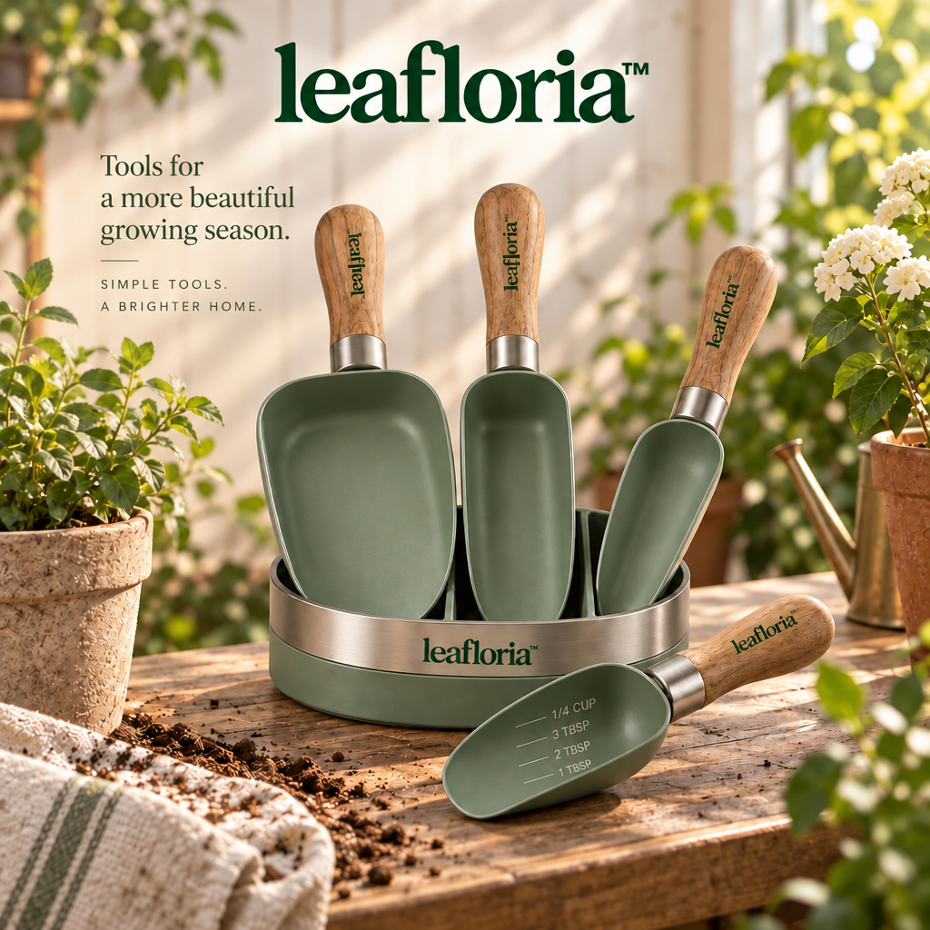 leafloria™ Refined Garden Potting Scoop Set