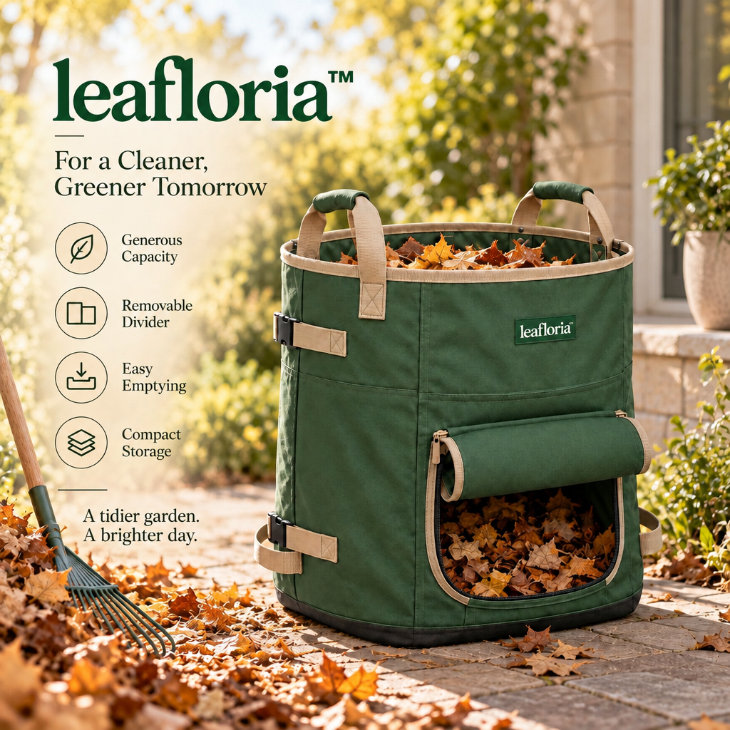 leafloria™ Expandable Garden Leaf Collection Bag