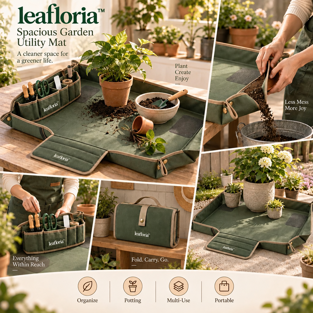 leafloria™ Spacious Garden Utility Mat