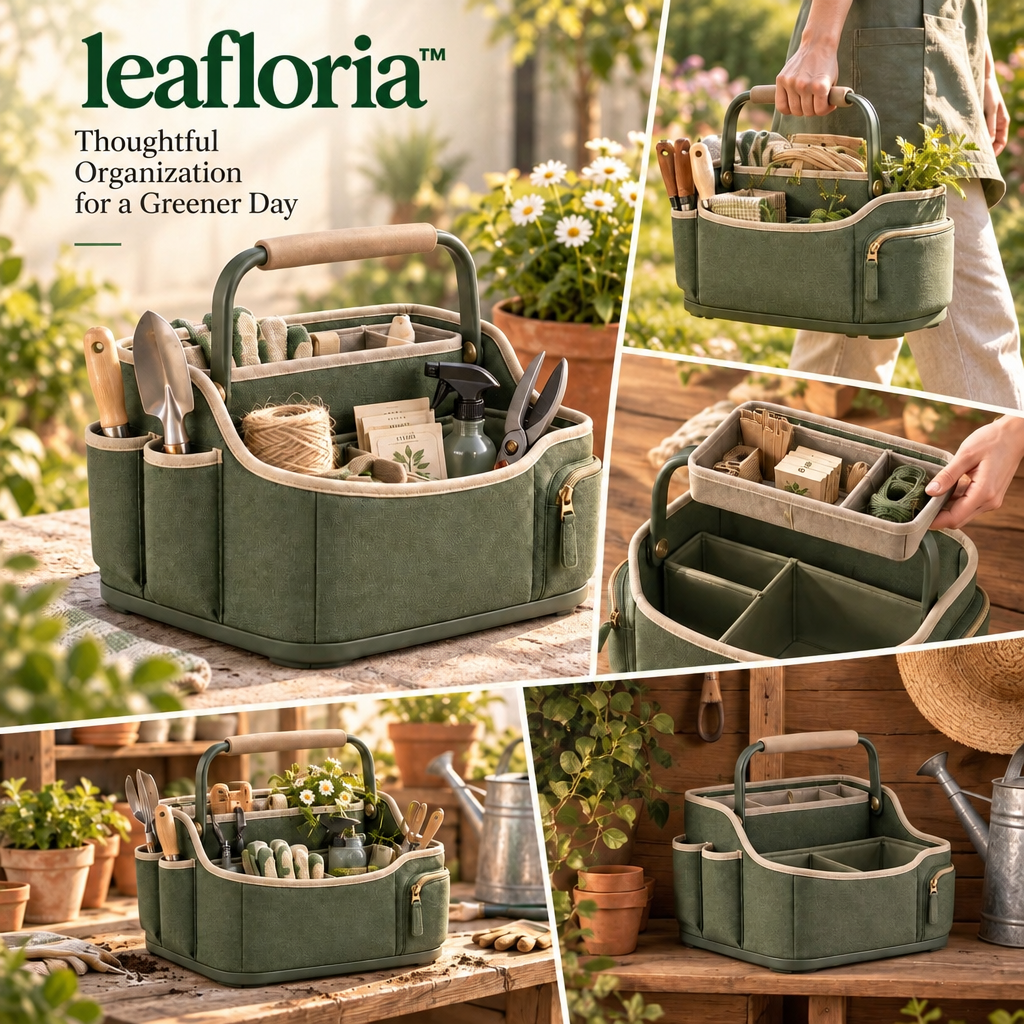 leafloria™ Structured Garden Carry Caddy