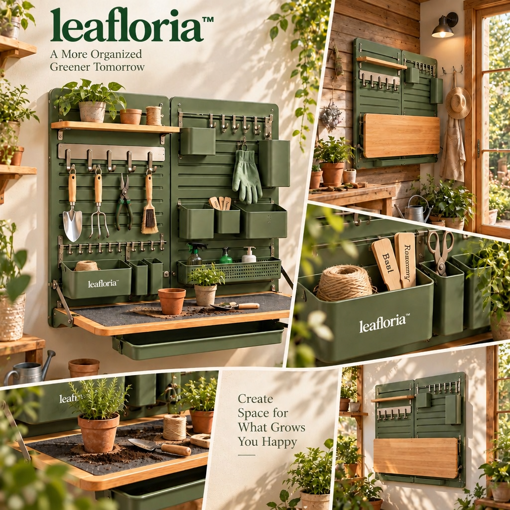 leafloria™ Modular Garden Accessory Wall System