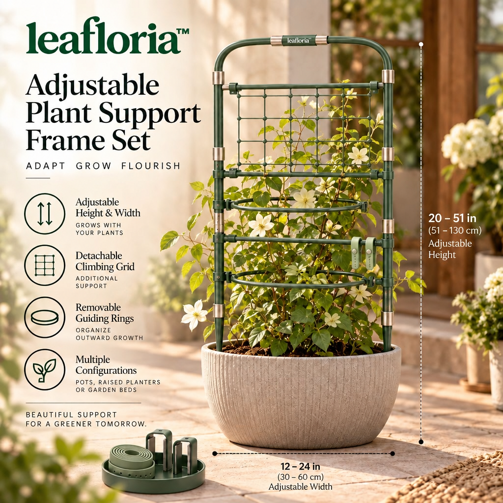 leafloria™ Adjustable Plant Support Frame Set