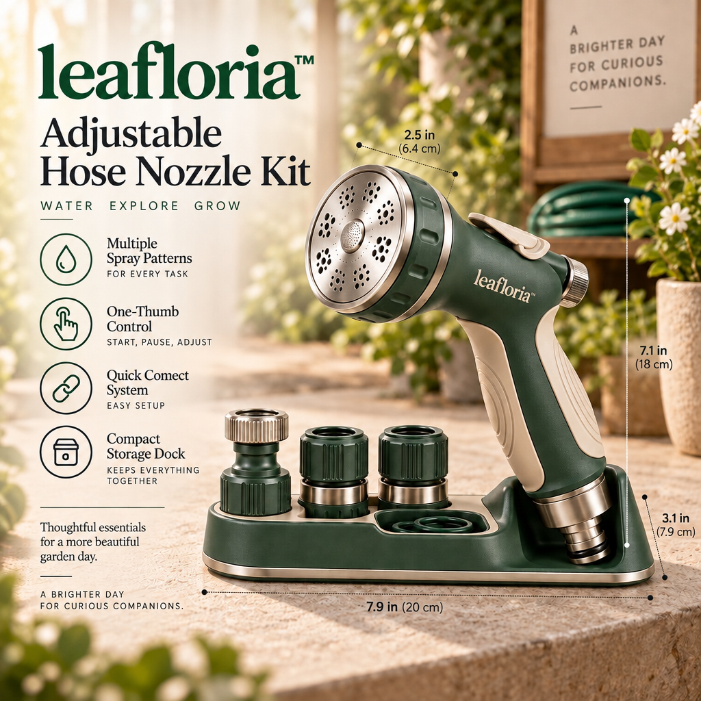 leafloria™ Adjustable Hose Nozzle Kit