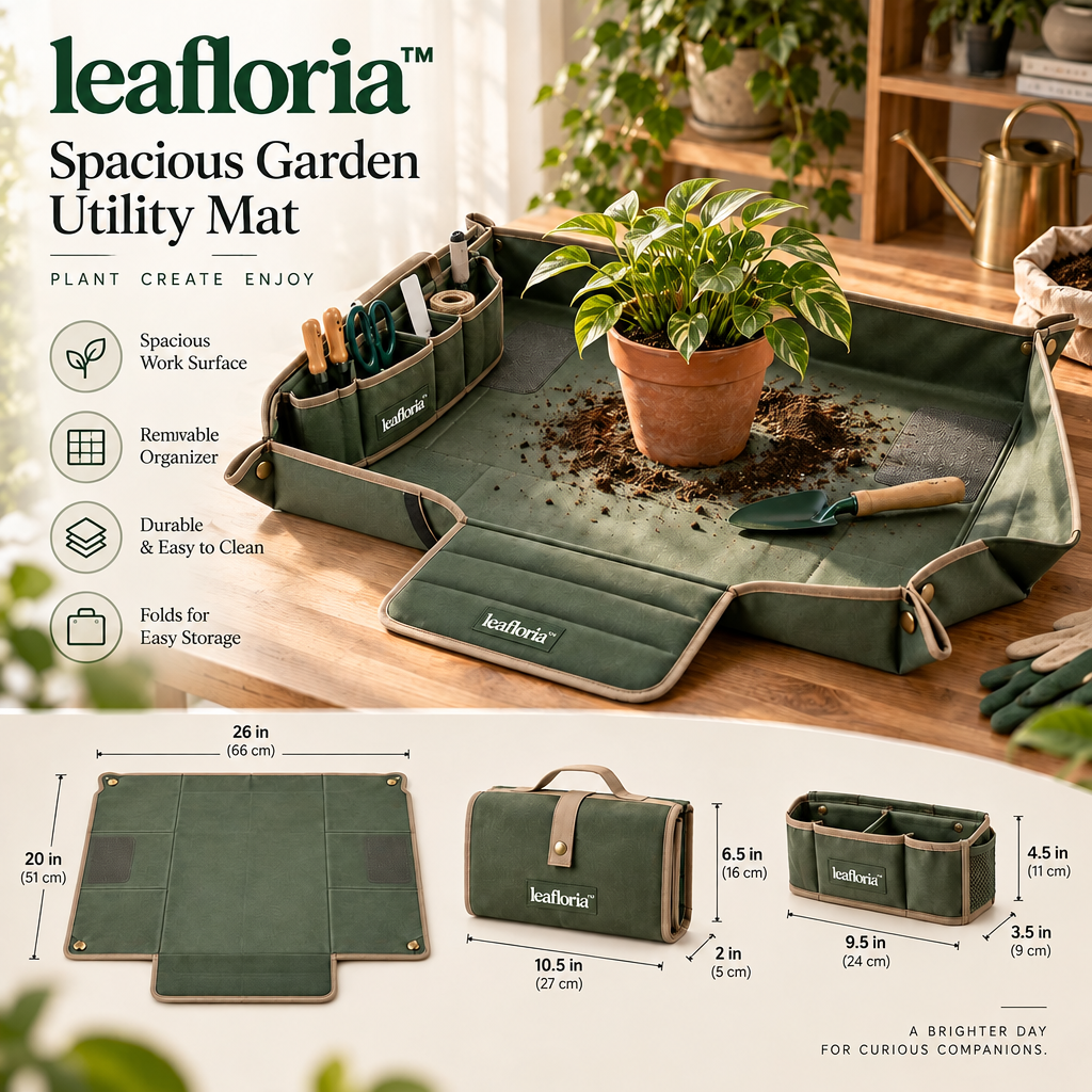 leafloria™ Spacious Garden Utility Mat