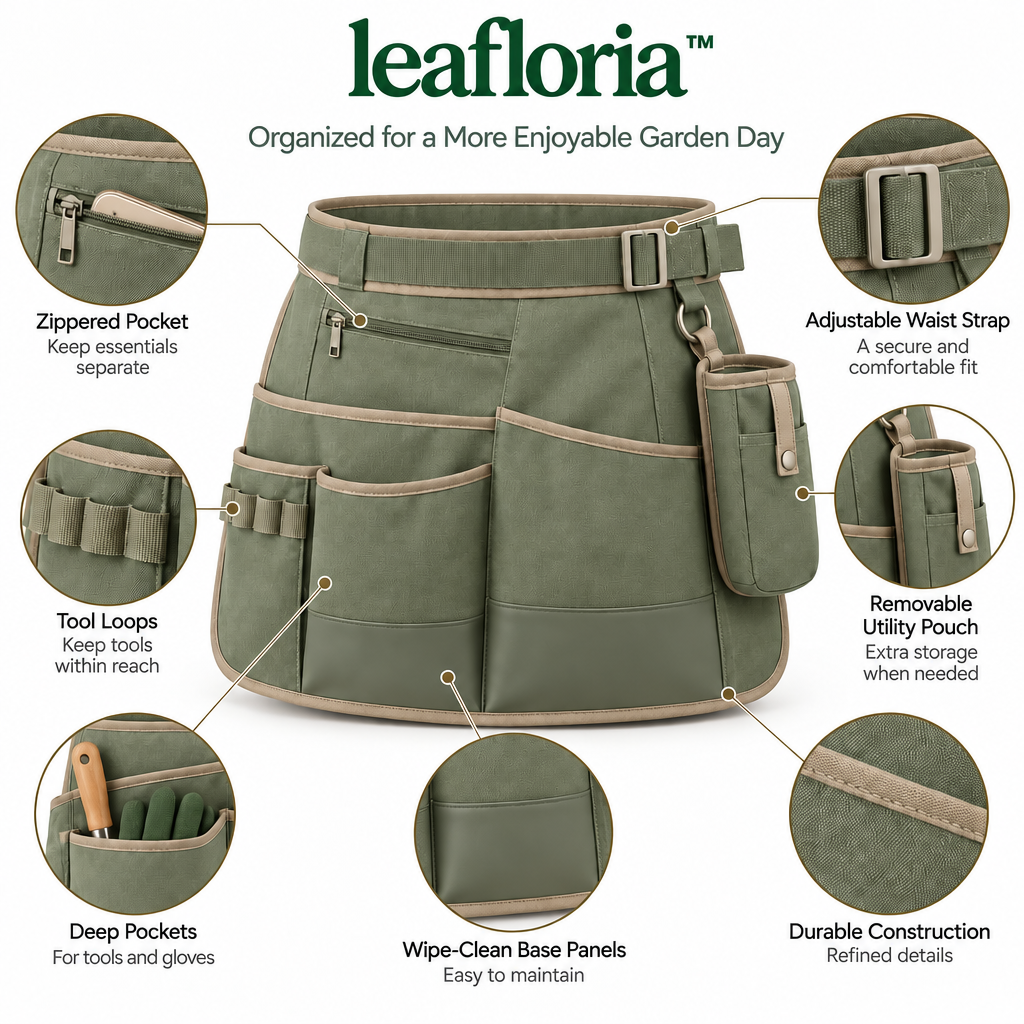 leafloria™ Functional Garden Utility Apron