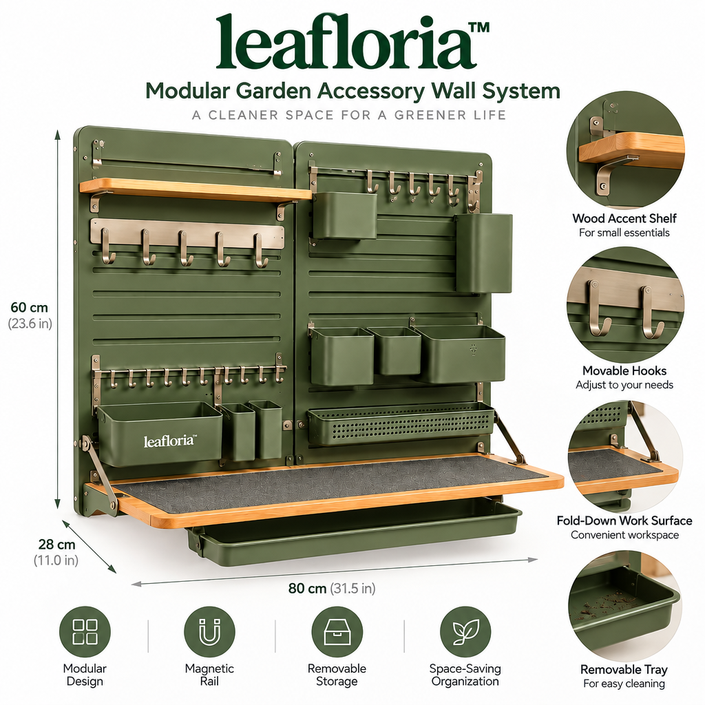 leafloria™ Modular Garden Accessory Wall System